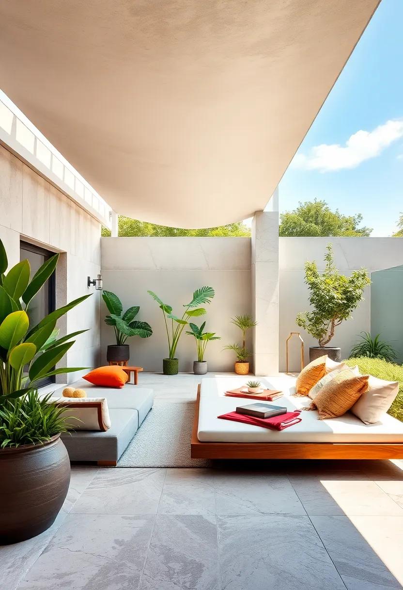 Floating Outdoor ⁢Beds: Consider⁤ low-profile,⁣ floating ‌beds⁤ surrounded by nature for ⁢an ideal ‌space to relax and⁤ gaze at‍ the sky