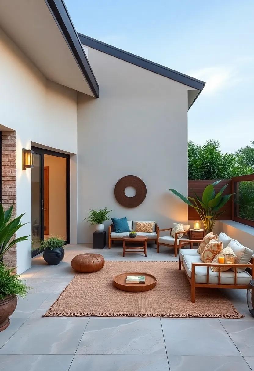 Open Air ​Yoga Space: Dedicate an area with a soft ‌rug where ​you‌ can practice​ yoga or meditation, surrounded by nature’s tranquility