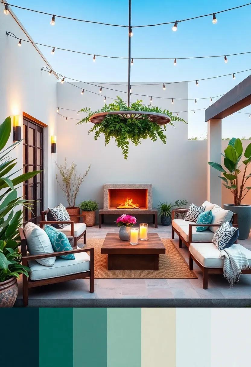 Soft Water‌ Color Palettes: Choose ⁣a color scheme inspired by nature—cool greens, soft blues,‌ and‍ earthy browns to set a tranquil‌ tone for ⁣your patio