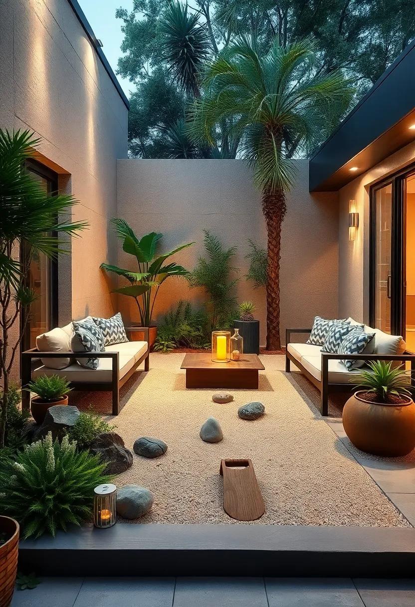 Zen Sand Gardens:‍ Introduce a ⁤mini sand garden with smooth stones and‌ simple rakes,‌ allowing ⁤for meditative practices and ⁢a symbol of ‌calm