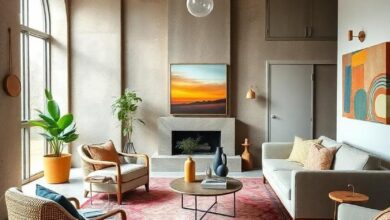 25 Retro-Inspired Living Room Ideas That Celebrate Vintage Rugs and Timeless Charm
