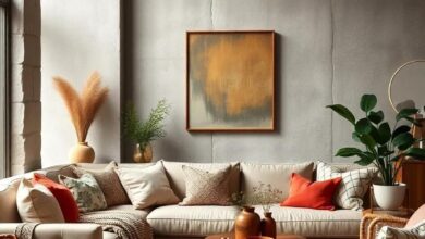 27 Cozy Essentials for a Bohemian Eclectic Living Room with Soft Furnishings