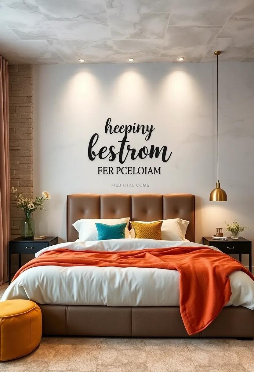 29 Inspiring Typography Wall Art Ideas to Transform Your Bedroom Space
