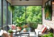 24 Charming Ideas to Enhance Your Small Screened Porch with Outdoor Plants