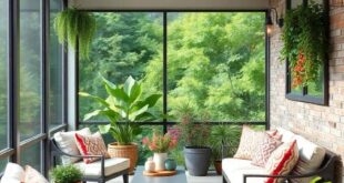 24 Charming Ideas to Enhance Your Small Screened Porch with Outdoor Plants