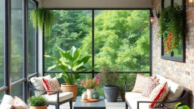 24 Charming Ideas to Enhance Your Small Screened Porch with Outdoor Plants