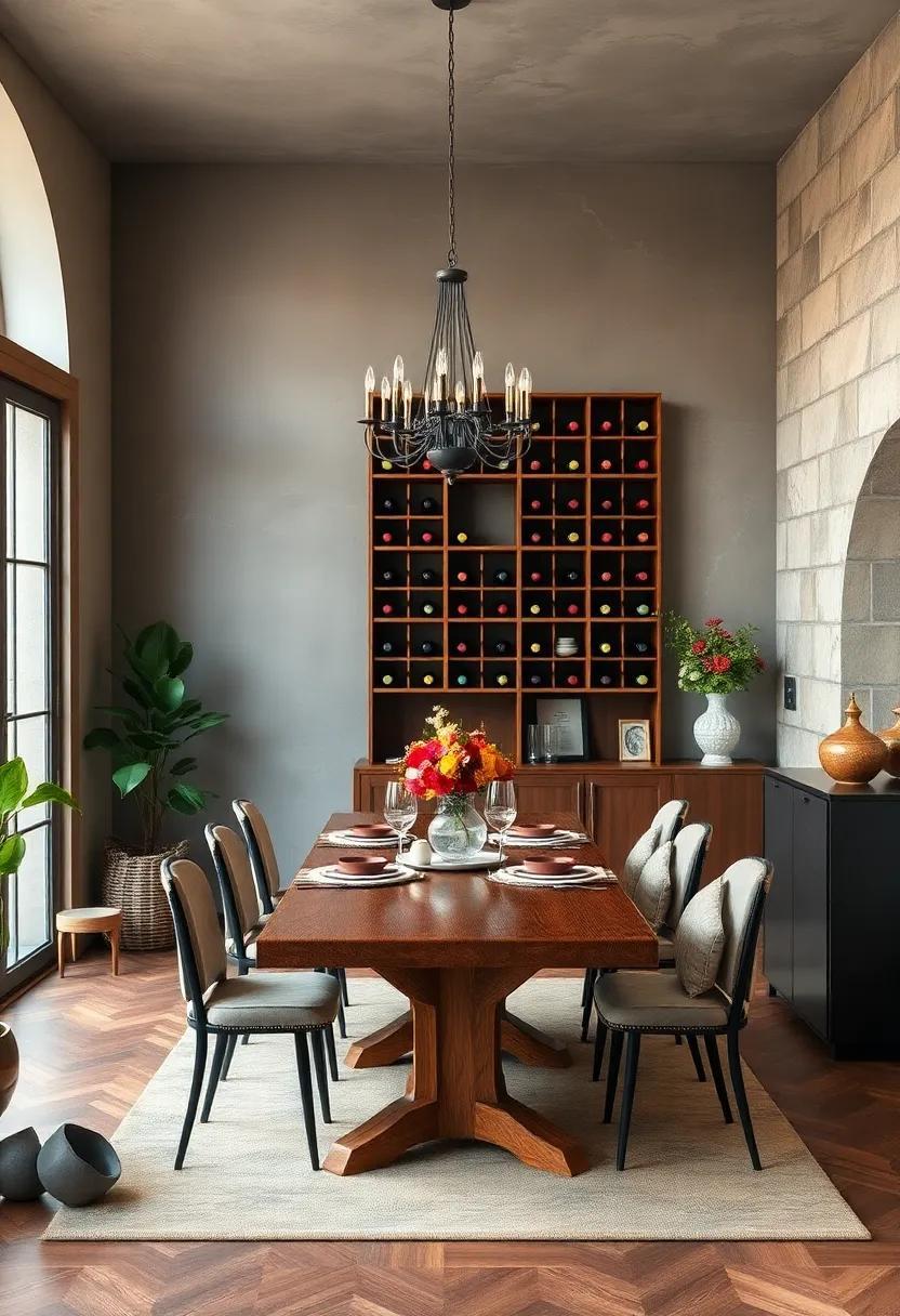 25 Timeless Touches for a Vintage Dining Room Featuring a Classic Wine Rack