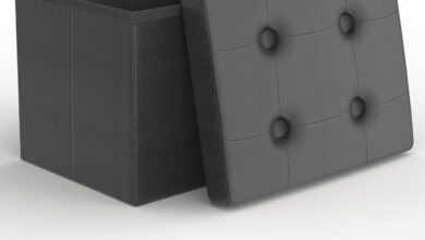 15 Stylish and Functional Ottomans, Footstools & Storage Benches