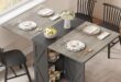 How Our Folding Farmhouse Table Transformed Our Small Space Dining