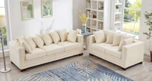 Our Take on the Modern Velvet Apricot Sofa Set: Style Meets Comfort