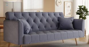 How We Loved the 71″ Velvet Futon Sofa Bed for Small Spaces