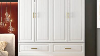 Our Honest Review: AIEGLE 4-Door White Wardrobe for Bedroom Storage
