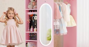 How We Organize Dress-Up Fun with Xilingol’s Pink Armoire