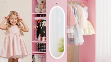 How We Organize Dress-Up Fun with Xilingol’s Pink Armoire