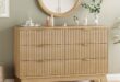 How We Organize with the XIXINI Fluted 6-Drawer Dresser