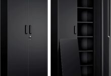 Our Take on the Yizosh Metal Garage Cabinet: Sturdy, Spacious, Secure