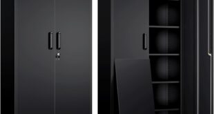 Our Take on the Yizosh Metal Garage Cabinet: Sturdy, Spacious, Secure