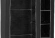 Our Review: Portable Black Canvas Wardrobe for Easy Storage Solutions