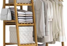 How We Organized Our Space with the Bamboo Trapezoidal Wardrobe