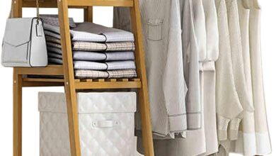 How We Organized Our Space with the Bamboo Trapezoidal Wardrobe