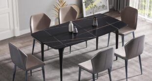 Our Take on the Sleek 70.87″ Artificial Stone Dining Table