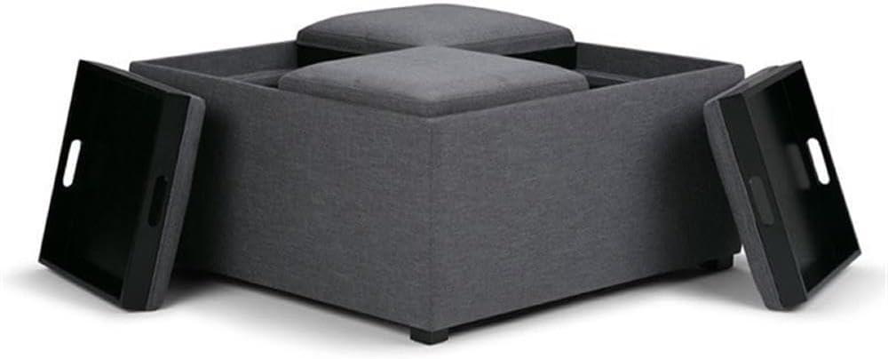 Top Poufs & Ottomans ⁤with Storage: Stylish, Space-Saving Seats