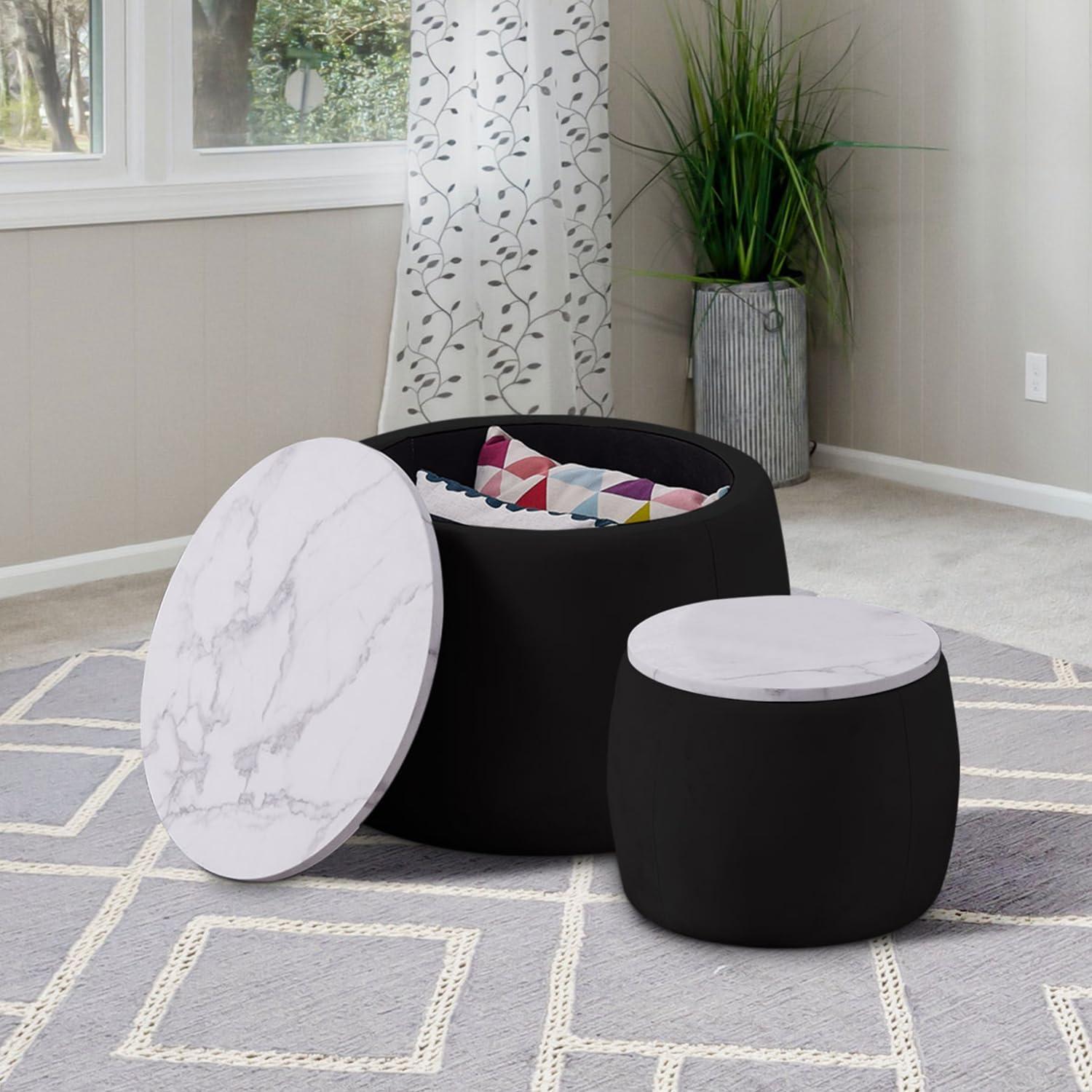 15 Stylish and Functional Ottomans, Footstools & Storage Benches