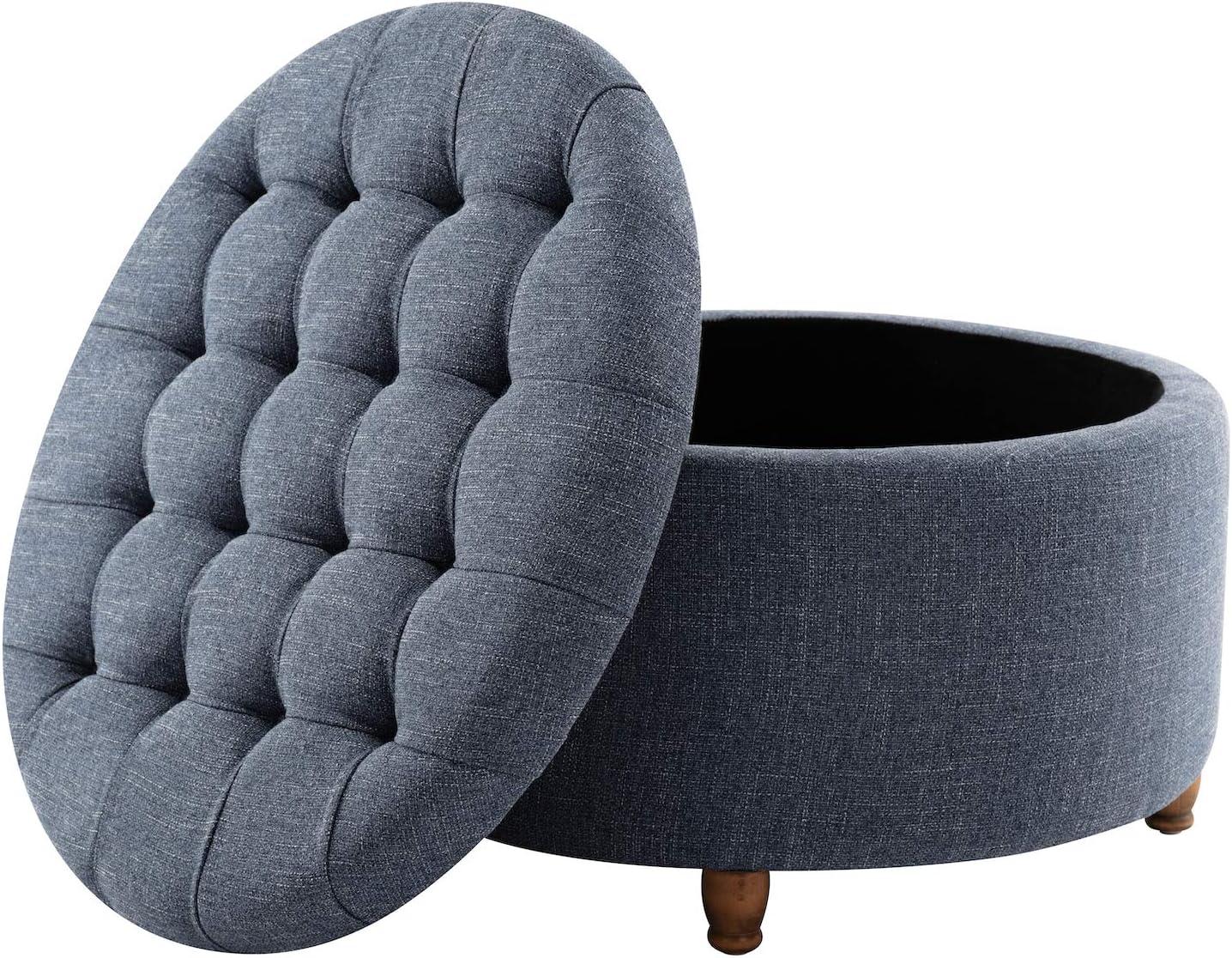 Top ​Upholstered Ottomans & Storage ⁢Stools for Stylish Living Rooms