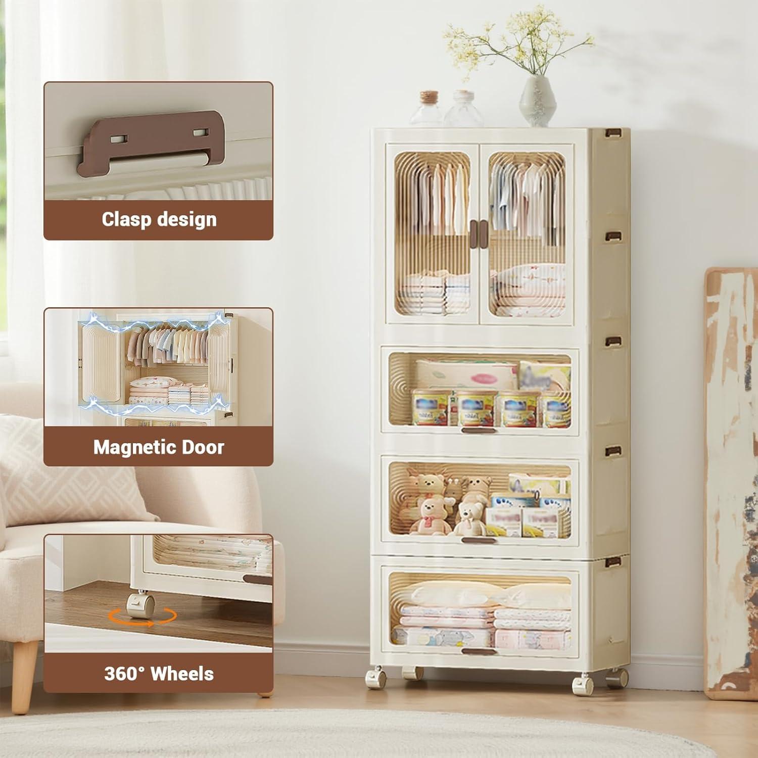 How We Organized Our Kids' Space with This 4-Tier Closet