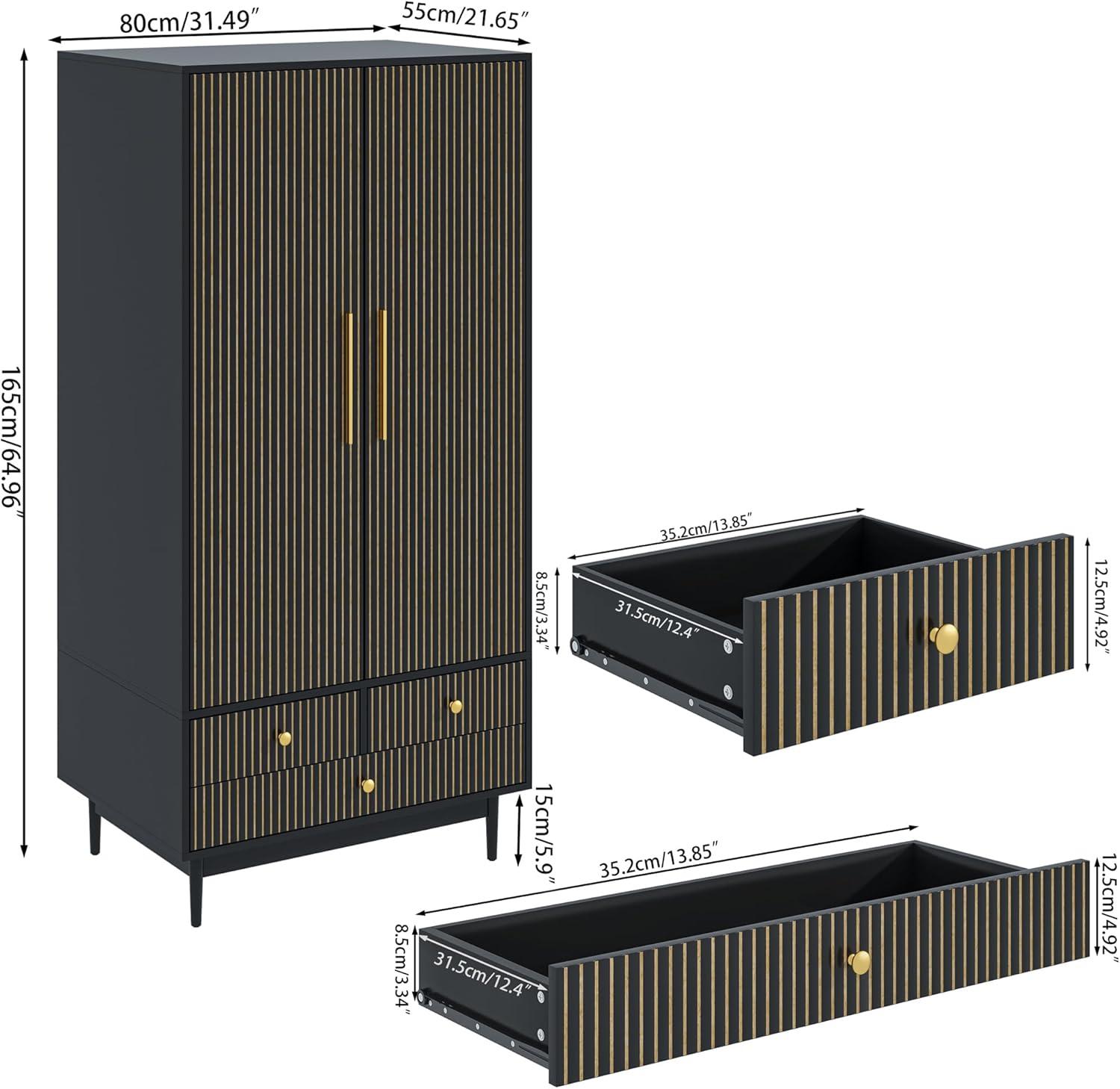 Our Honest review: Stylish⁤ & Sturdy Black Armoire Wardrobe