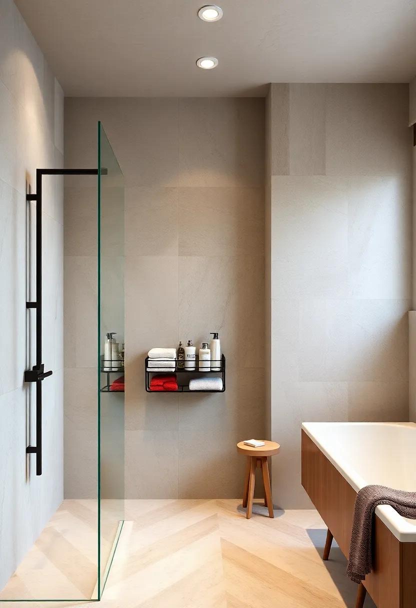 Wall-Mounted⁢ Caddy: A sleek wall-mounted caddy can hold shower ⁢essentials, leaving floor space free while keeping ‍necessities within ‌reach