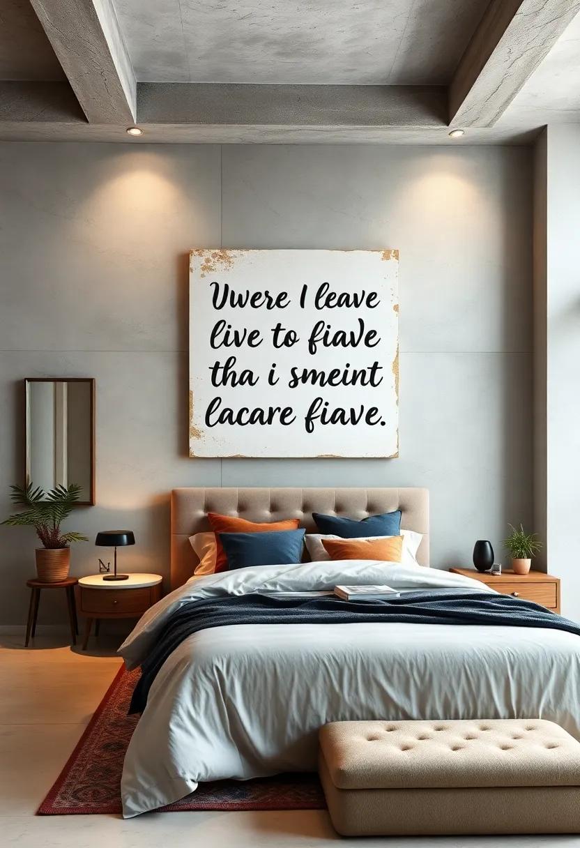 Dynamic Quotes on Canvas:⁢ opt for oversized canvas​ prints of impactful‍ quotes that serve as a ⁤bold focal point in the room