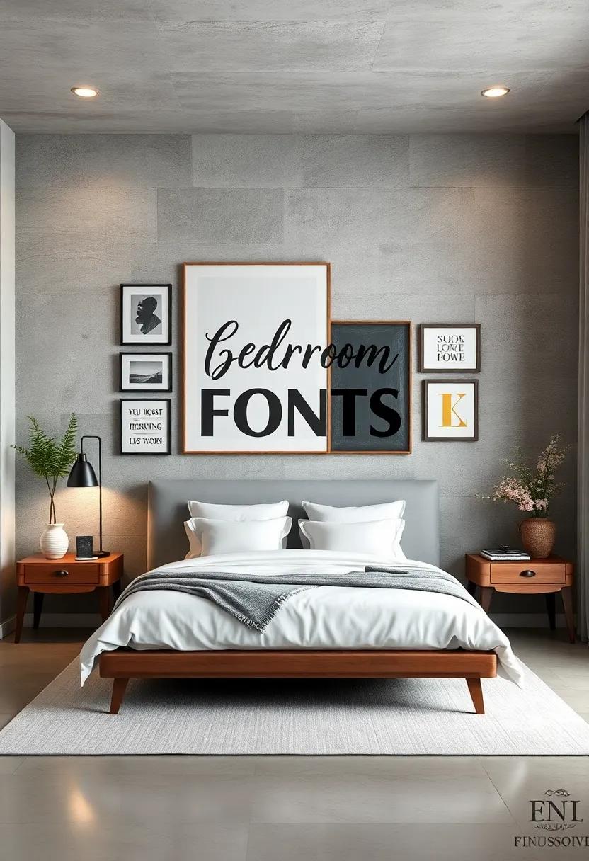 Fun ⁤with⁢ Fonts:⁤ Mix‌ and⁤ match different typography styles to ⁢create a dynamic gallery⁣ wall that reflects⁢ your personality