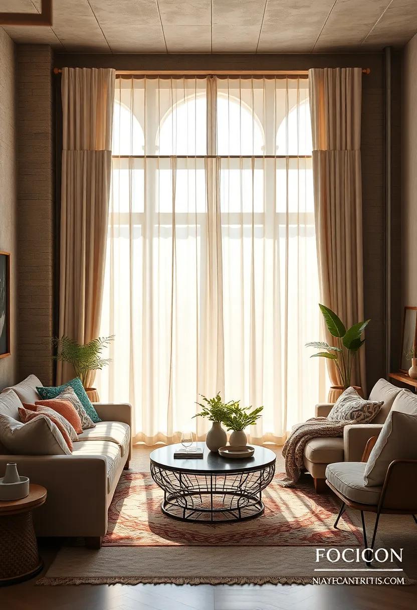 Dreamy Sheer Curtains: Light-diffusing fabrics that create an⁤ airy, relaxed feel while filtering sunlight beautifully