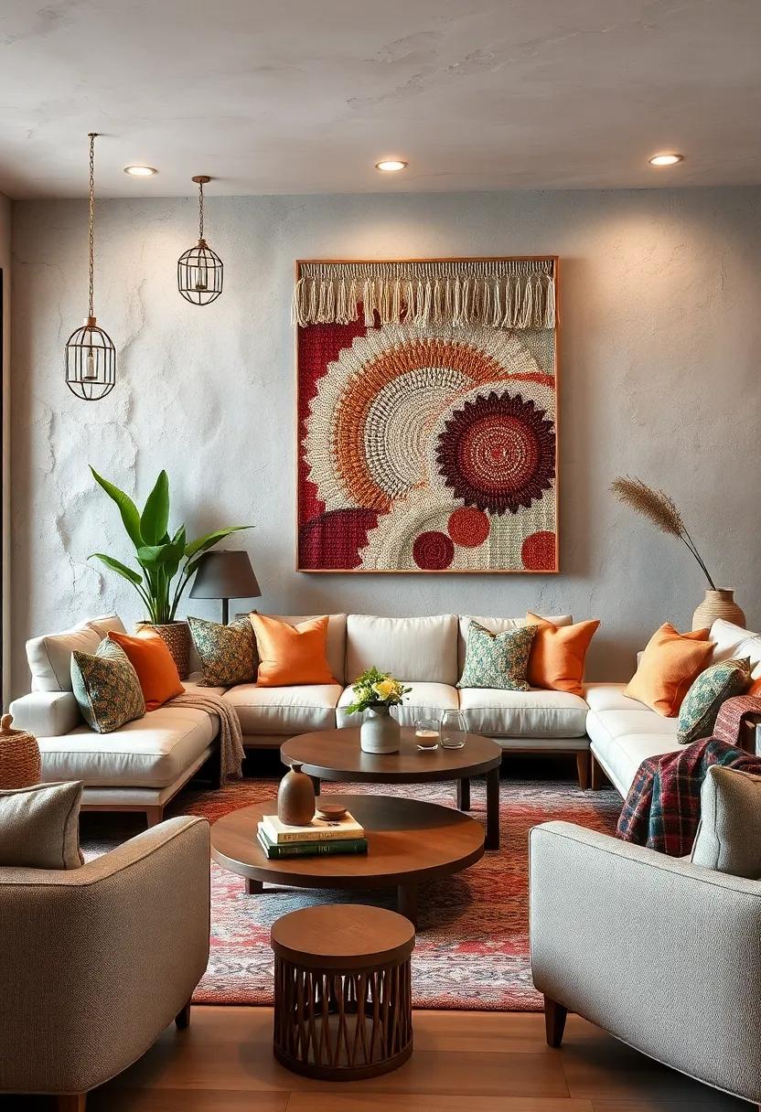 Textured Wall Art: Create dimension with fabric⁤ or⁢ woven artworks that celebrate diverse⁣ cultures and⁤ craftsmanship