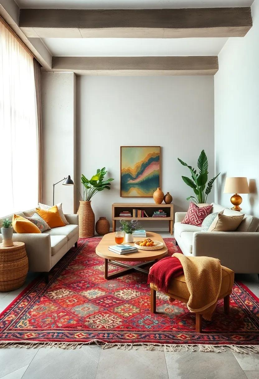 Vintage Kilim Rugs: ‍Ground ⁤your room with colorful,patterned rugs that tell ⁢a story and unify your design