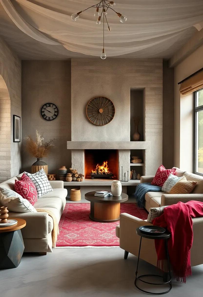 Cozy Fireplace​ or Wood Stove:​ If possible, create a focal point⁤ and warmth with a rustic heating ⁣source