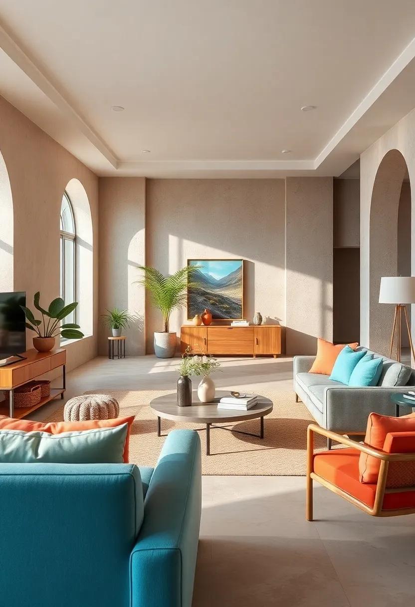 Sandy Beach: Soothing sand,airy sky blue,and gentle coral bring the coast indoors,creating a breezy vibe in any room