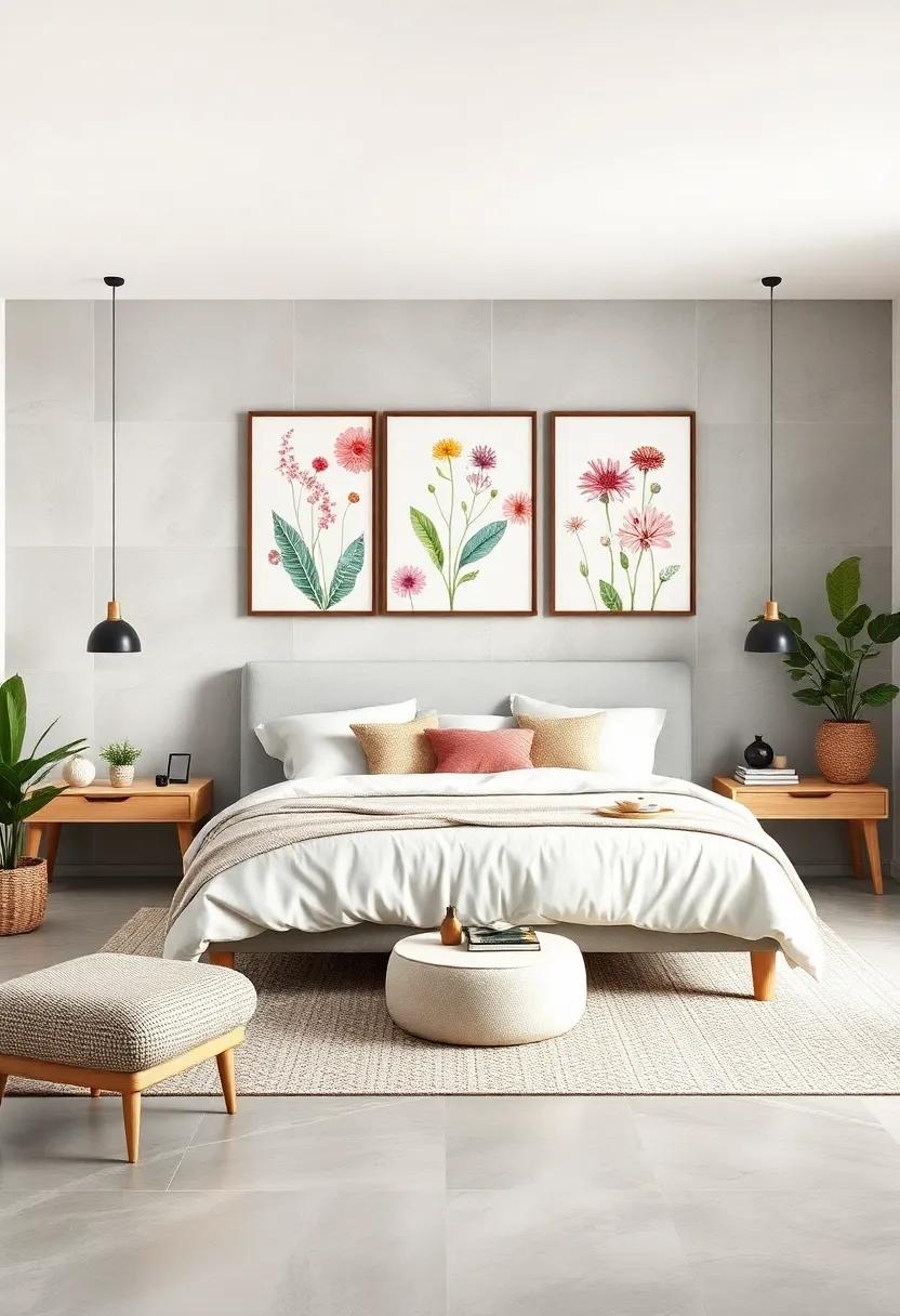 Consider whimsical botanical prints that take​ a playful‌ approach to​ flora, perfect for evoking a ​carefree, fresh⁤ atmosphere