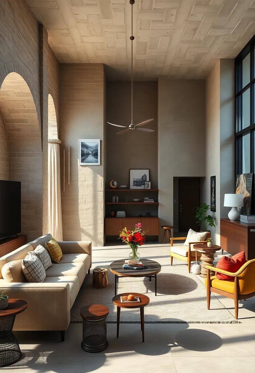 Highlight Architectural Features: Showcase unique ‌architectural elements in your home, allowing them to inform and enhance your eclectic design