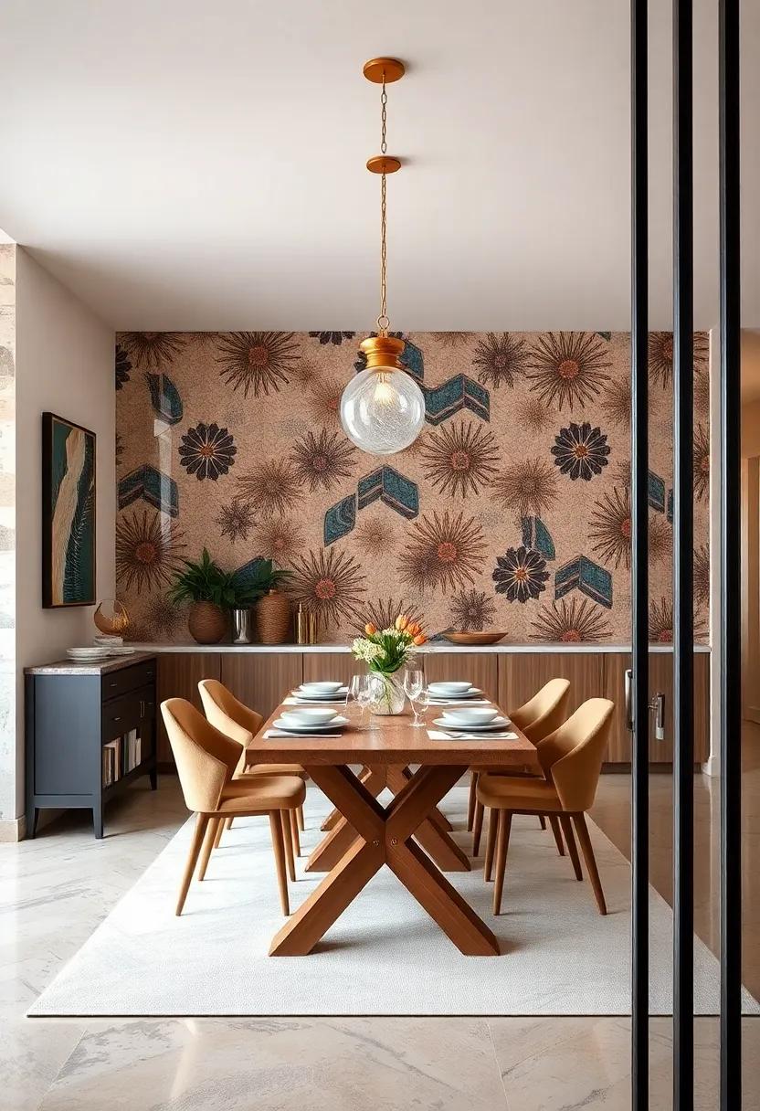Experiment with colorful,patterned backsplashes in your dining area⁤ that can serve as an artistic expression with every meal⁣ you host