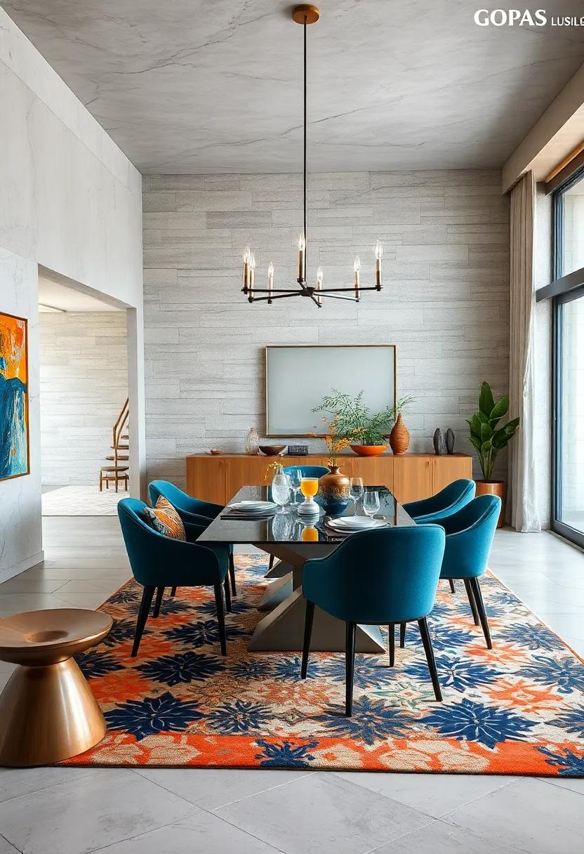 A patterned‍ area rug underfoot can anchor the space, adding warmth and comfort while curating a sense of​ cohesion among diverse design elements