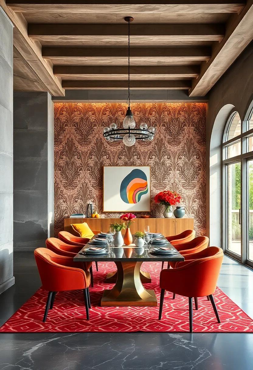 An unconventional layout can be accented with bold​ patterns to ⁣define spaces, creating zones ‌that encourage‍ different dining experiences