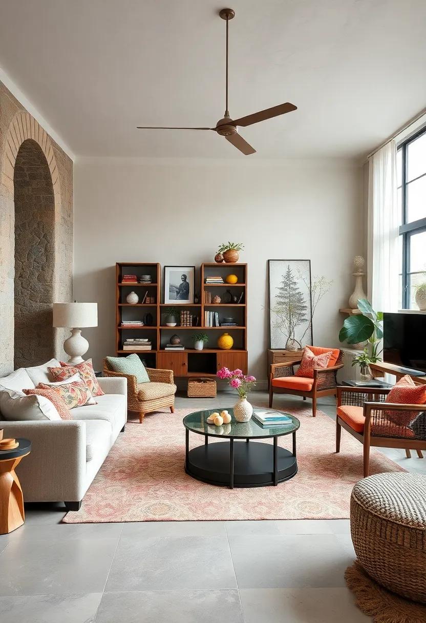 Playful Patterns: Use a mix of patterned textiles, such as floral and stripes, to add whimsy and interest throughout your rooms