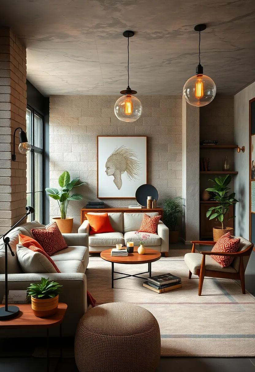 Soft lighting: Use vintage Edison bulbs in contemporary fixtures to create a warm ambiance that blends eras seamlessly
