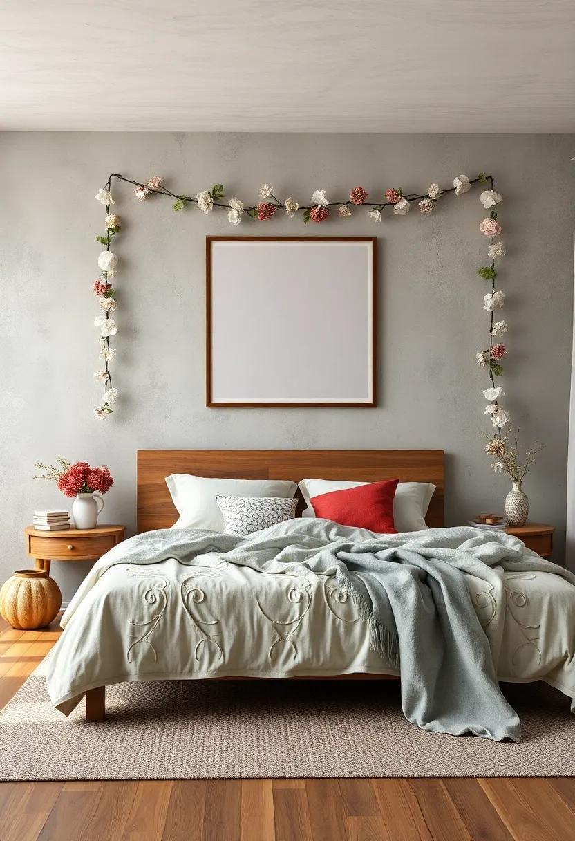 Flower Garlands:‍ Hang delicate flower garlands‌ along ​the walls ‌for a whimsical ‍and romantic⁢ atmosphere