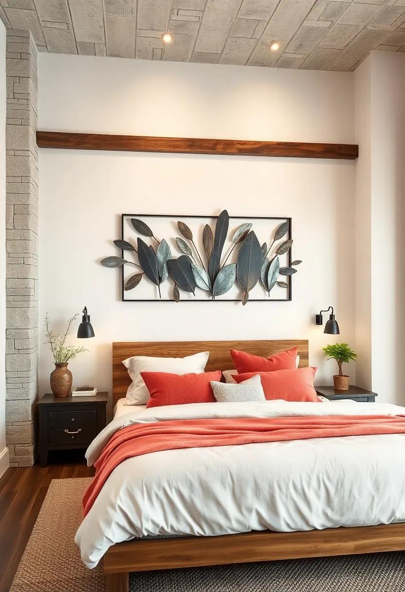 Reclaimed ⁢Metal Art: Use metal ​sheets to​ create artistic ​shapes or​ designs that add⁢ a ‌modern twist to rustic aesthetics