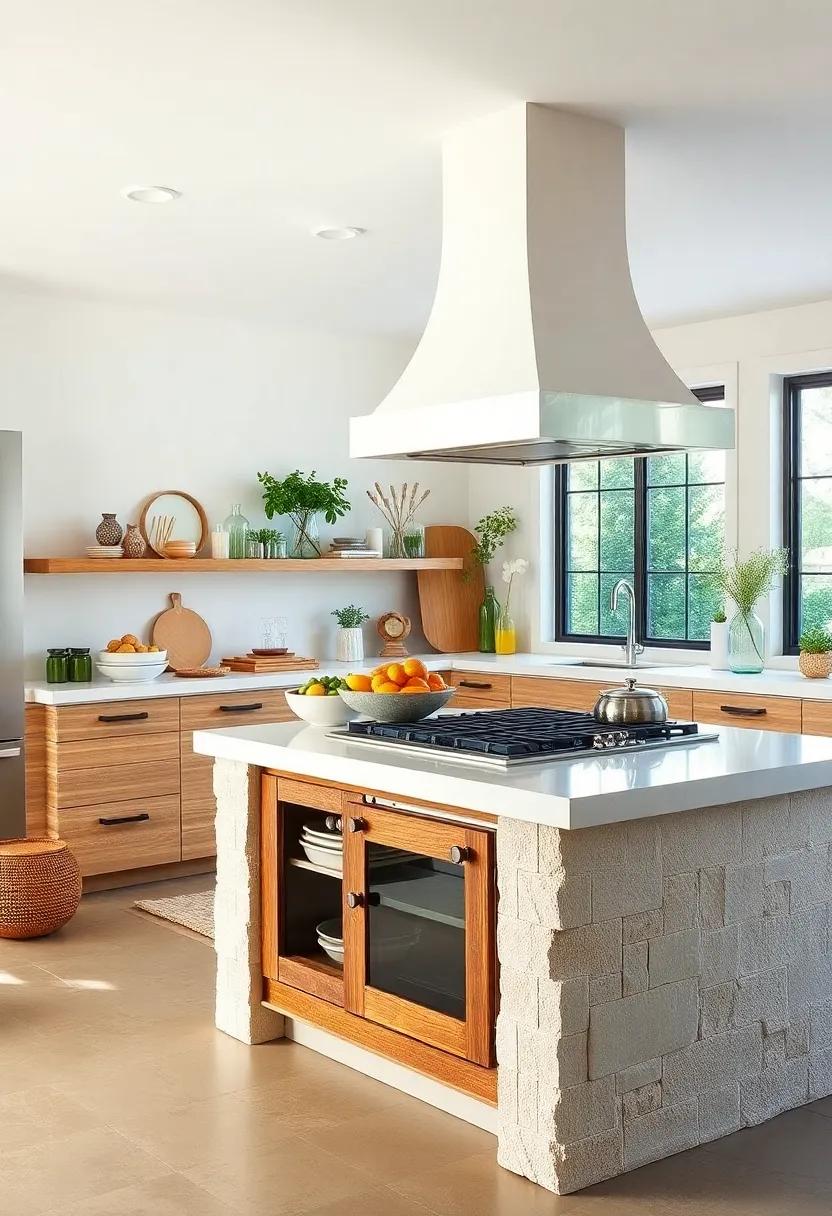 Go ‌for ​a beachy⁣ vibe with a coastal-inspired kitchen island and a rustic stove ​design, perfect ‌for whipping up fresh​ seafood and summer ‌delights