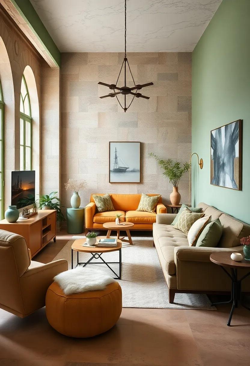 Vintage Charm: Incorporate antique light ‌caramel furniture alongside⁤ modern sage green decor to achieve⁢ a⁢ charming, eclectic feel