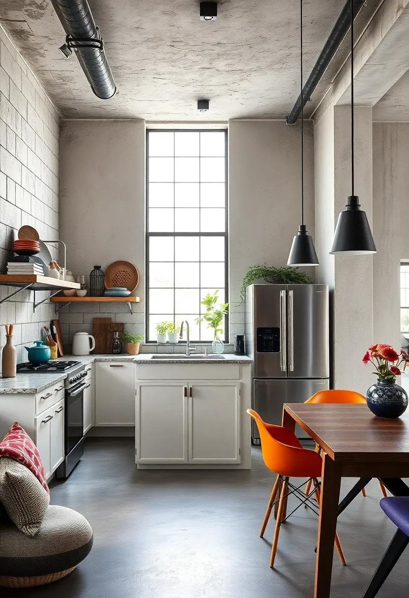 Colorful Accents: Find out how strategic ⁤pops of color ‍in an otherwise⁣ industrial palette can inject‍ personality and cheer⁣ into your ⁤kitchen